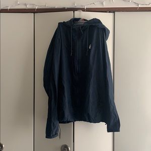 Grayscale band windbreaker